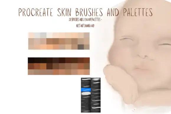 Skin Procreate Brushes & Swatches