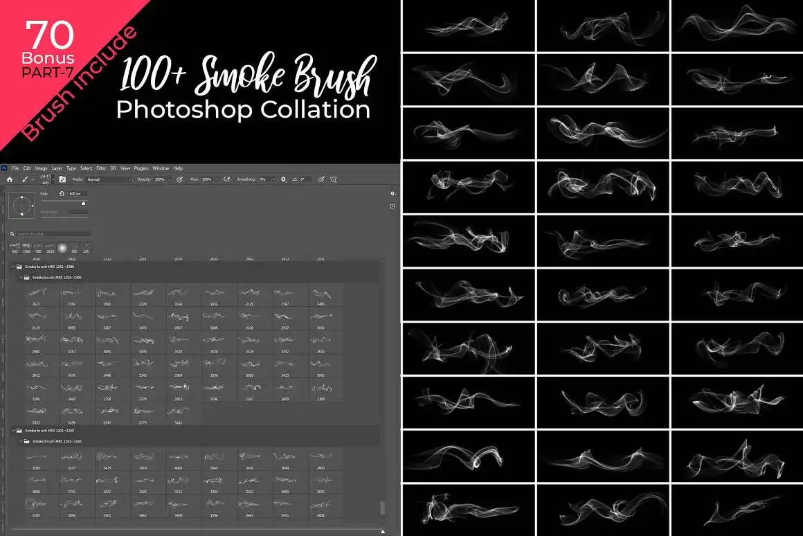Smoke Photoshop Brush Collation