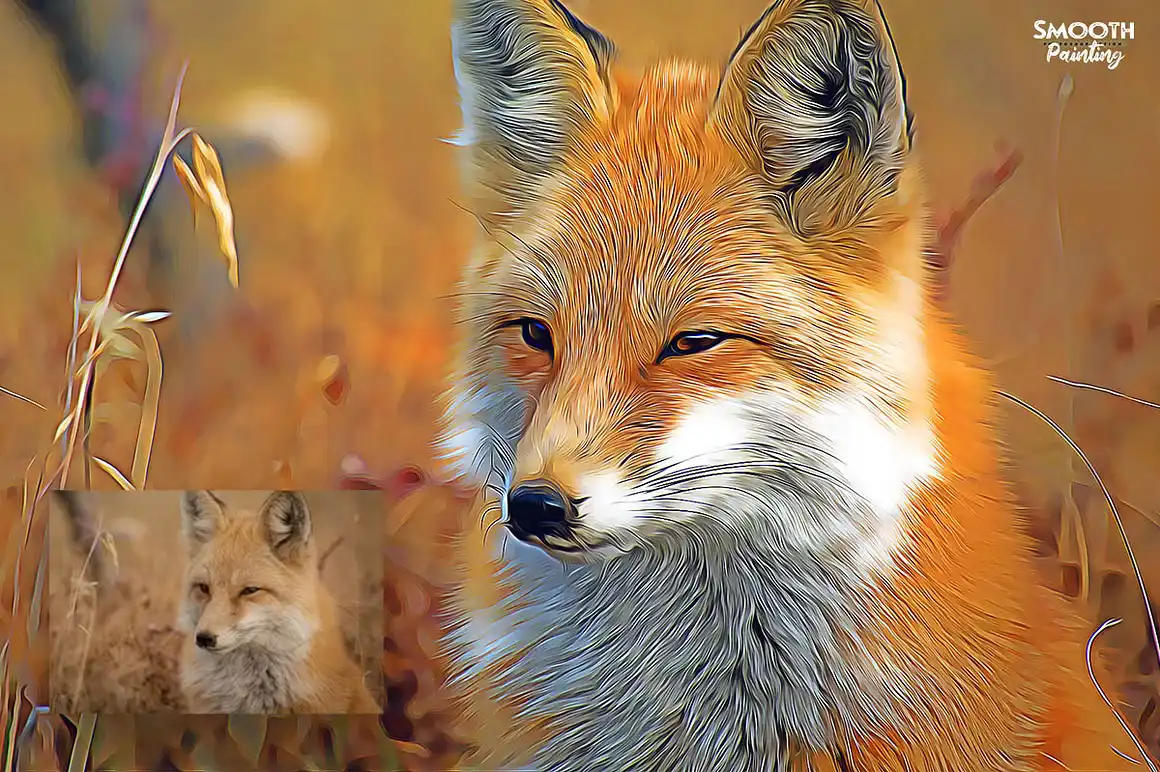 Smooth Painting Photoshop Action - Brushes Pack