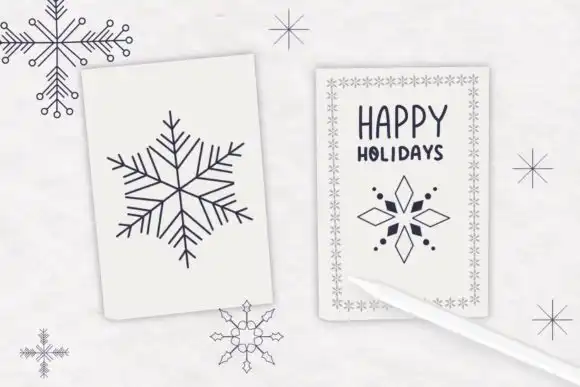 Snowflakes Procreate stamp brushes 4 snowflakes procreate stamp brushes graphics 19803627 4 580x387 35553