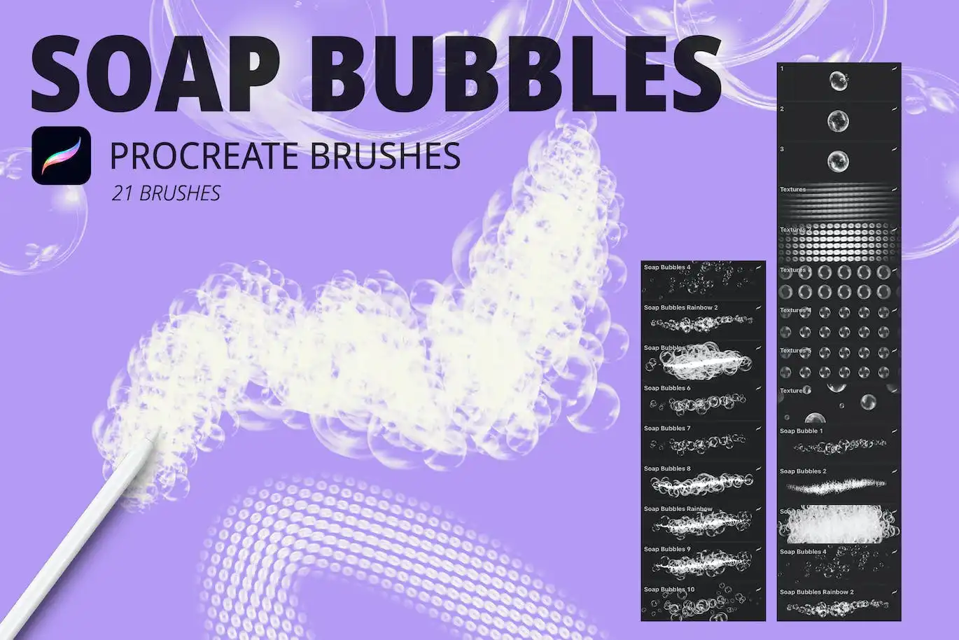 Soap Bubbles Procreate Brushes