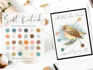 soft procreate palette bohemian beatnik color scheme art 42513