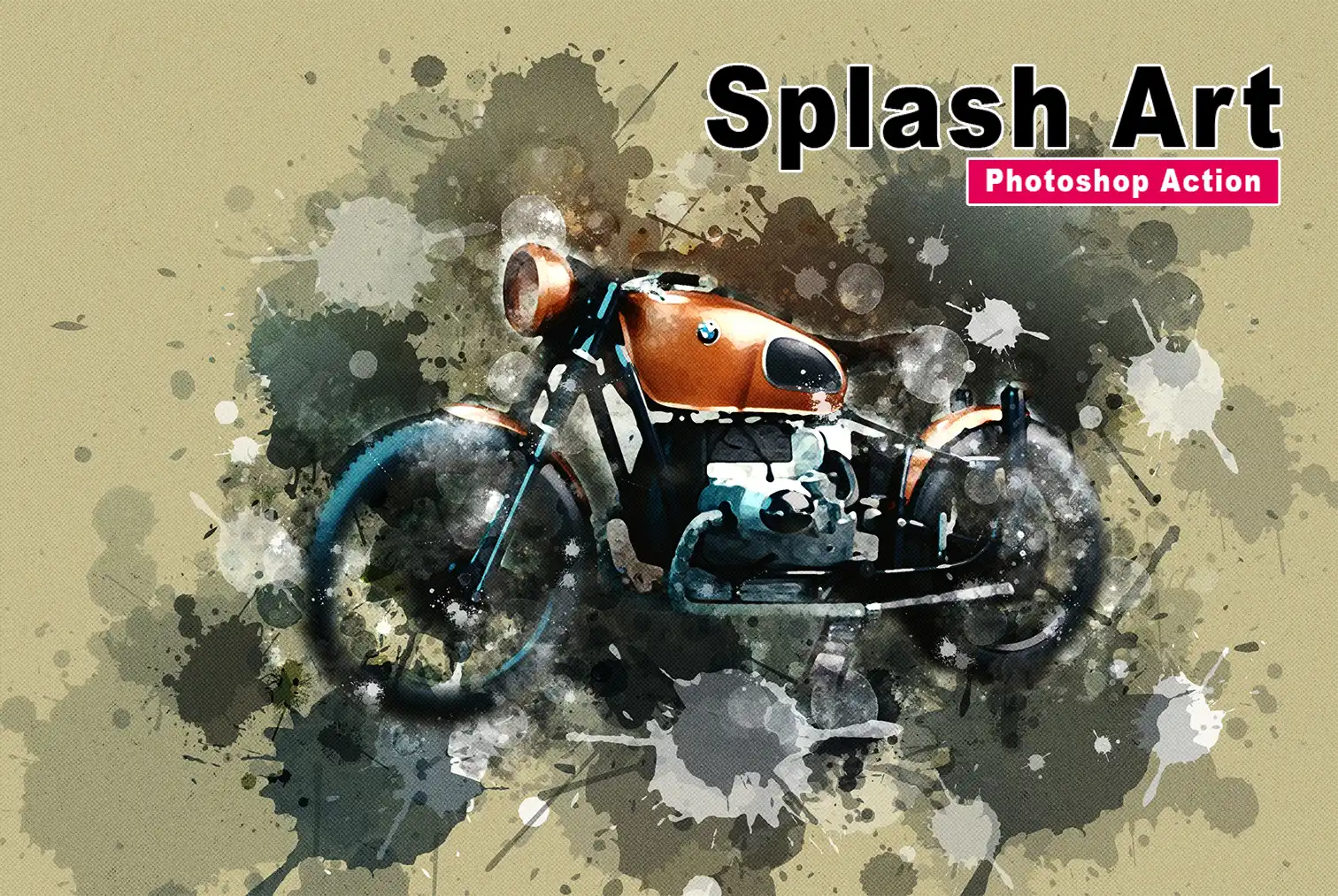 Splash Art Photoshop Action
