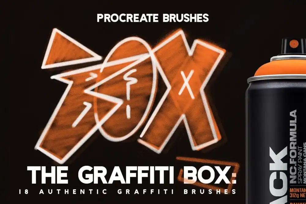 The Graffiti Box - Procreate Brushes
