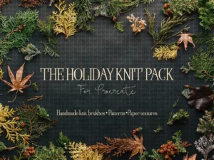 the holiday knit pack for procreate (4) 43084
