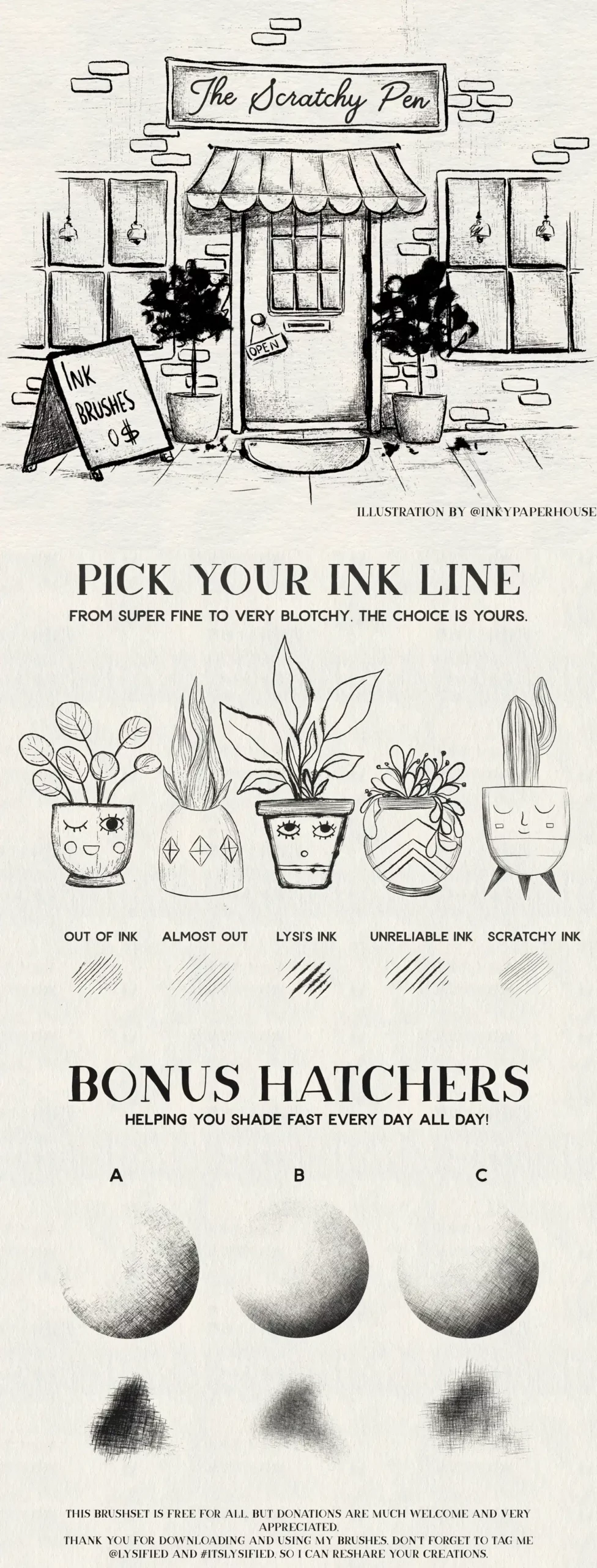 Procreate Free Brushes and Palettes Bundle - 38 Packs 5 the scratchy pen 8 free ink brushes for procreate inky paper house special edition! 45482