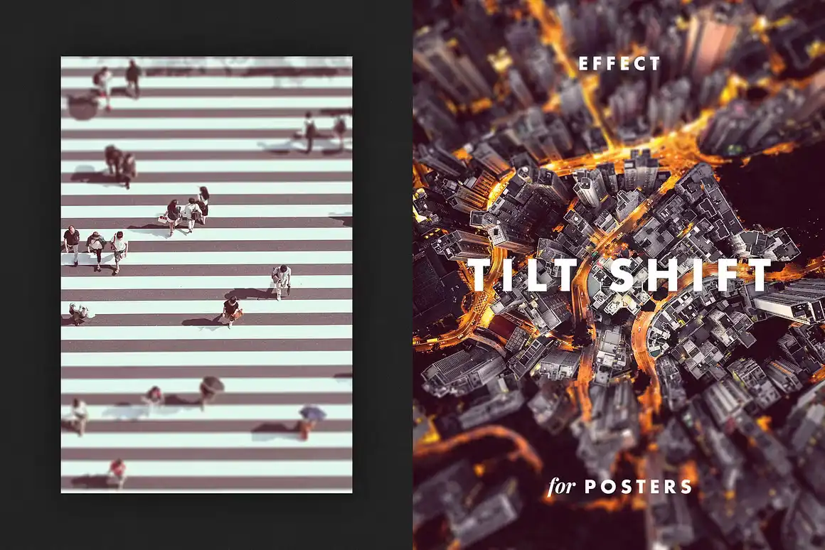 Tilt Shift Effect for Posters