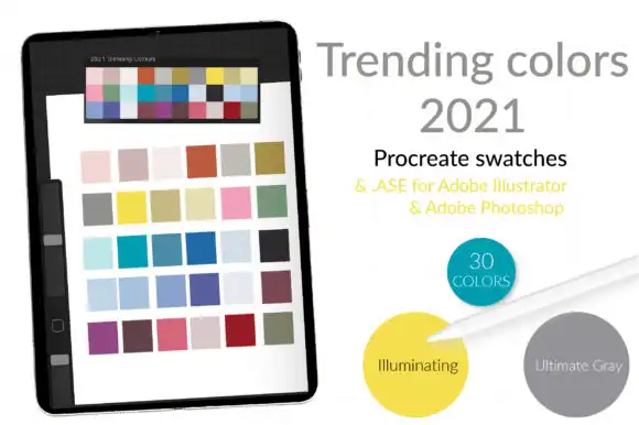 Trending Colors 2021 Swatches