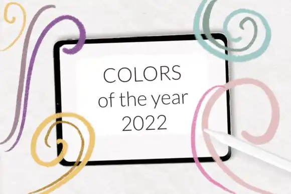 Trending colors of the year 2022