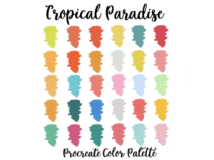 tropical paradise procreate palette graphics 4216410 1 1 580x387 39628