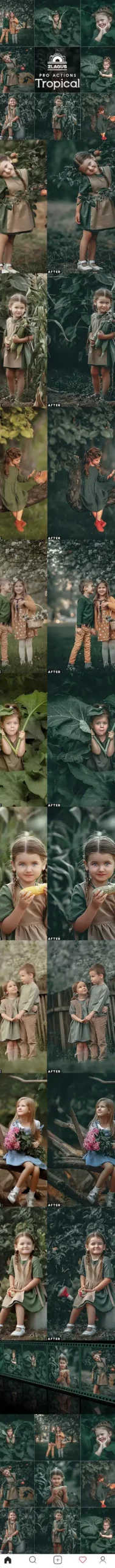 Tropical Photoshop Actions