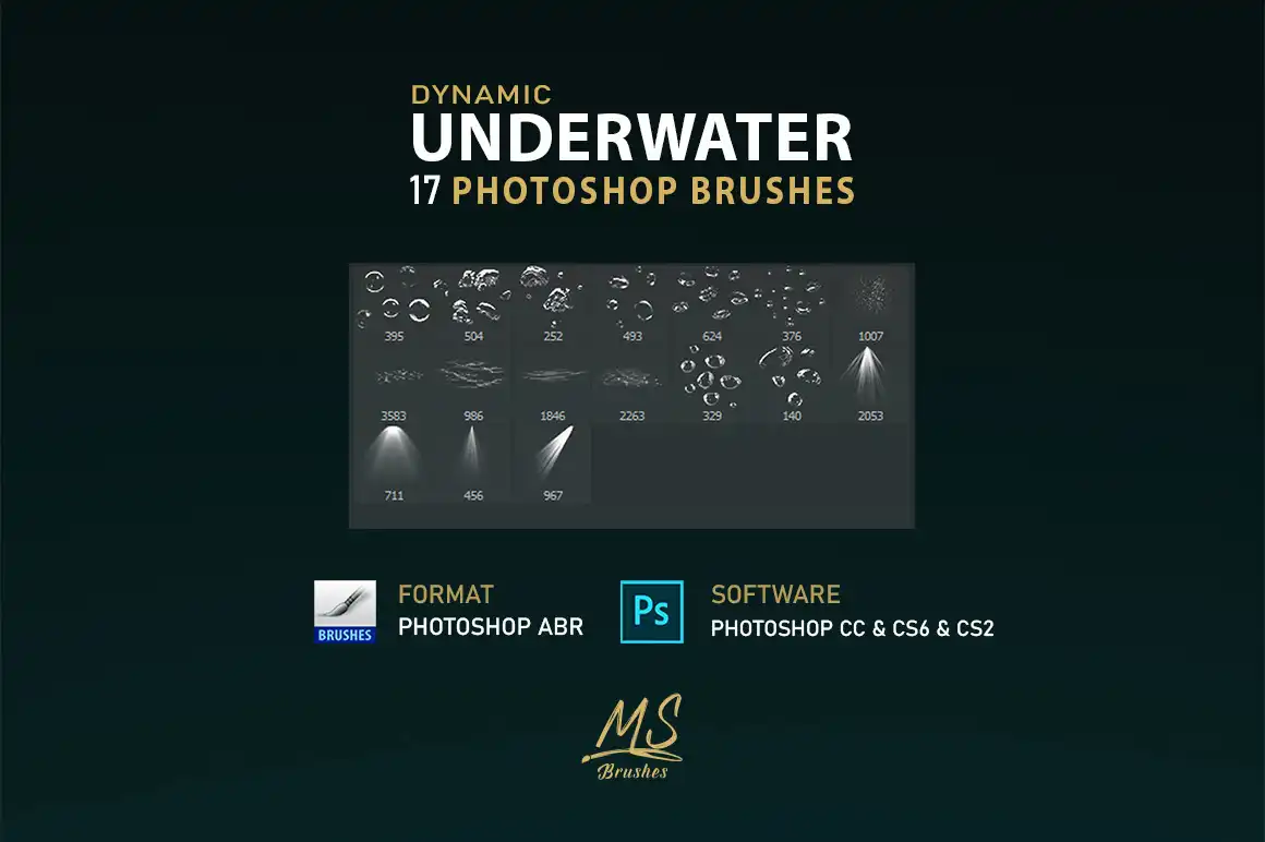 Underwater Photoshop Brushes 4 underwater photoshop brushes (2) 38605