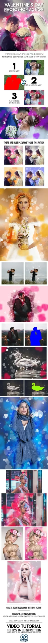 Valentine's Day Photoshop Action