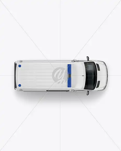 Van Ambulance Mockup - Top View 3 van ambulance mockup top view1 33620