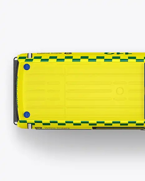 Van Ambulance Mockup - Top View 7 van ambulance mockup top view3 32163