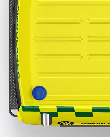 Van Ambulance Mockup - Top View 6 van ambulance mockup top view4 32204