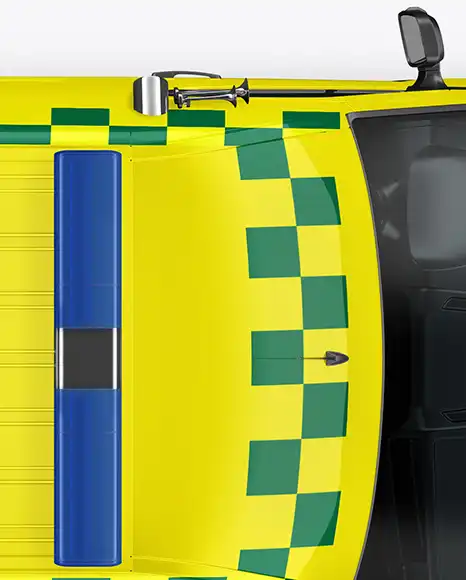Van Ambulance Mockup - Top View 5 van ambulance mockup top view6 32218