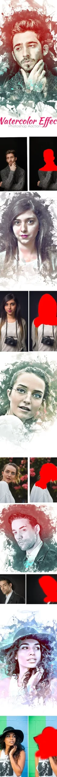Watercolor Effect Photoshop Action