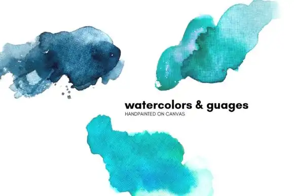 Watercolor on Canvas ProCreate Brush Set 3 watercolor on canvas procreate brush set graphics 9972778 3 580x387 35564