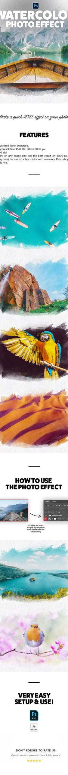 Watercolor Photo Effect 13 watercolor photo effect 34826