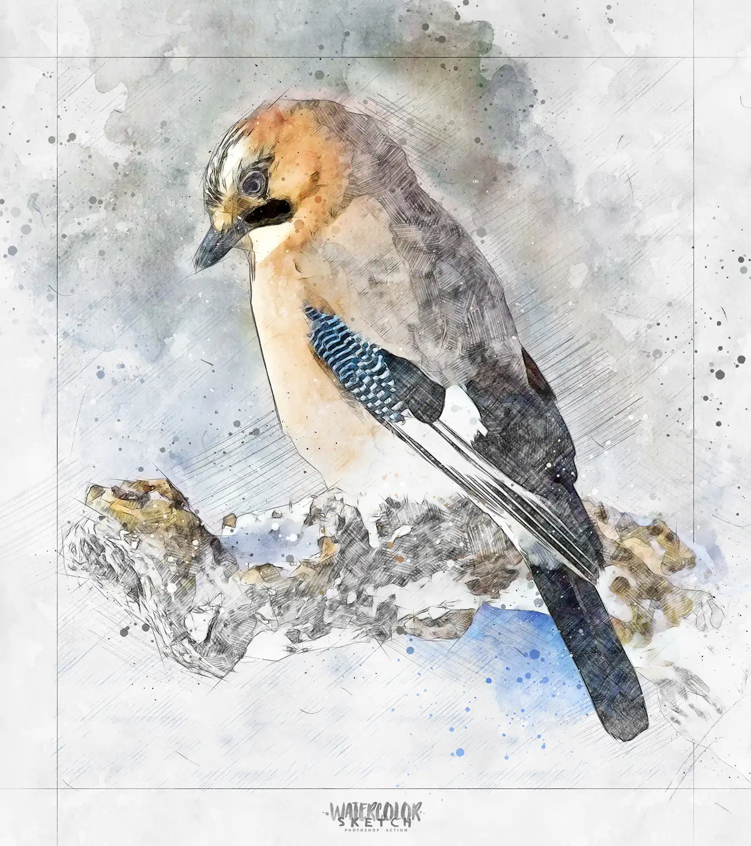 Watercolor Sketch Photoshop Action 7 watercolor sketch photoshop action (7) 35176