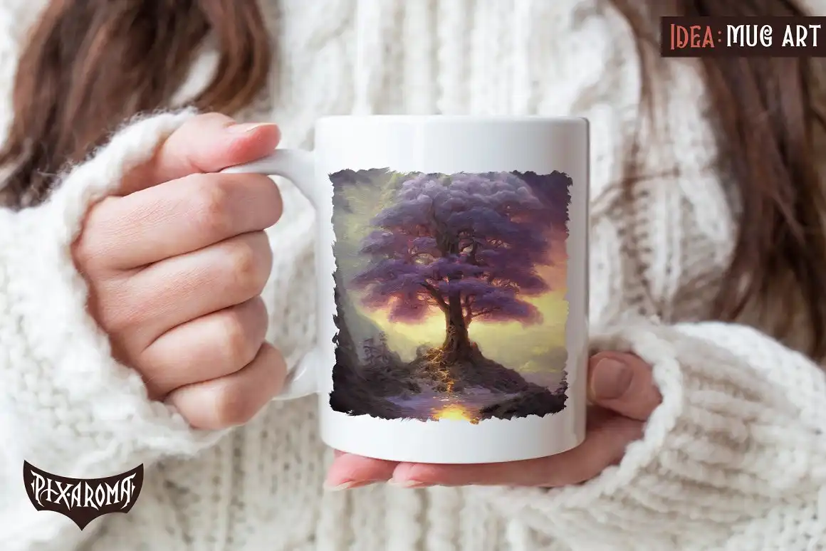 100 Fantasy Trees - Oil Painting Art 19 100 fantasy trees oil painting art (15) 48950
