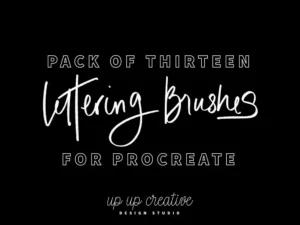 13 procreate lettering brushes upupcreative upupcreative procreate lettering brush pack 02 main 59269