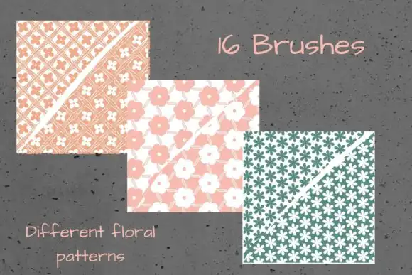 16 Floral Patterns Procreate Brushes 5 16 floral patterns procreate brushes graphics 20598907 2 580x387 52792