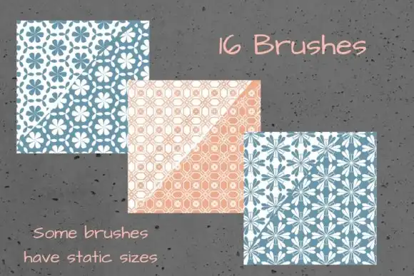 16 Floral Patterns Procreate Brushes 4 16 floral patterns procreate brushes graphics 20598907 3 580x387 52919