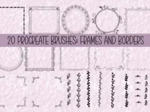 20 procreate brushes frames and borders graphics 23015303 1 1 580x387 52900