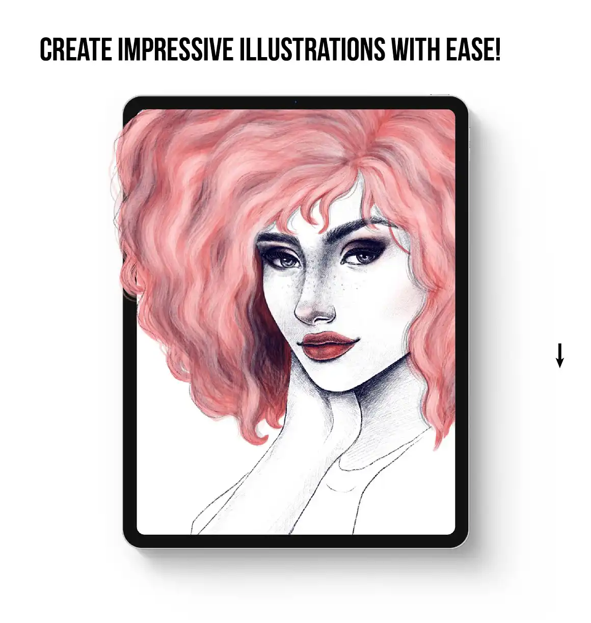 25 Hair Brushes for Every Hairstyle - Procreate 8 25 hair brushes for every hairstyle procreate (8) 50714