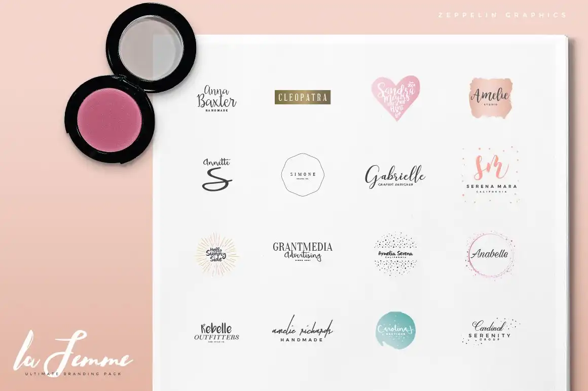 250 Feminine Logos Pack 12 250 feminine logos pack (18) 62979