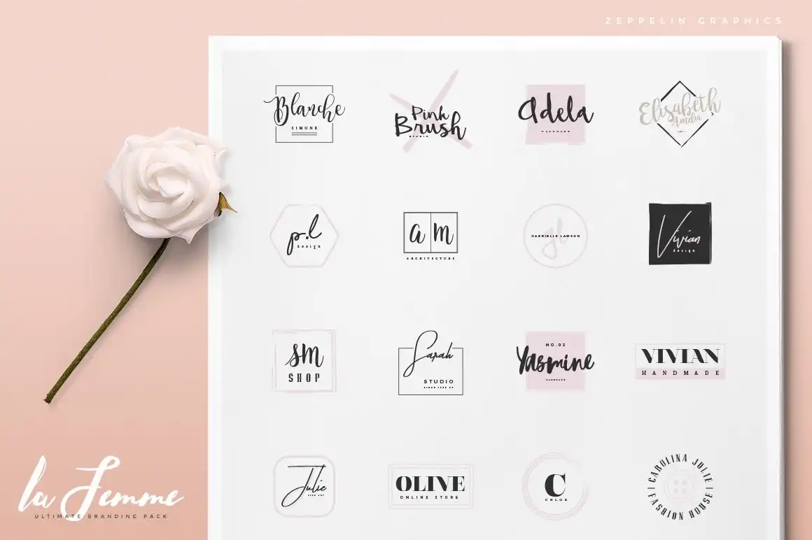 250 Feminine Logos Pack 17 250 feminine logos pack (2) 62948