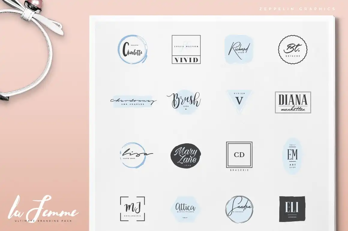 250 Feminine Logos Pack 14 250 feminine logos pack (6) 62964