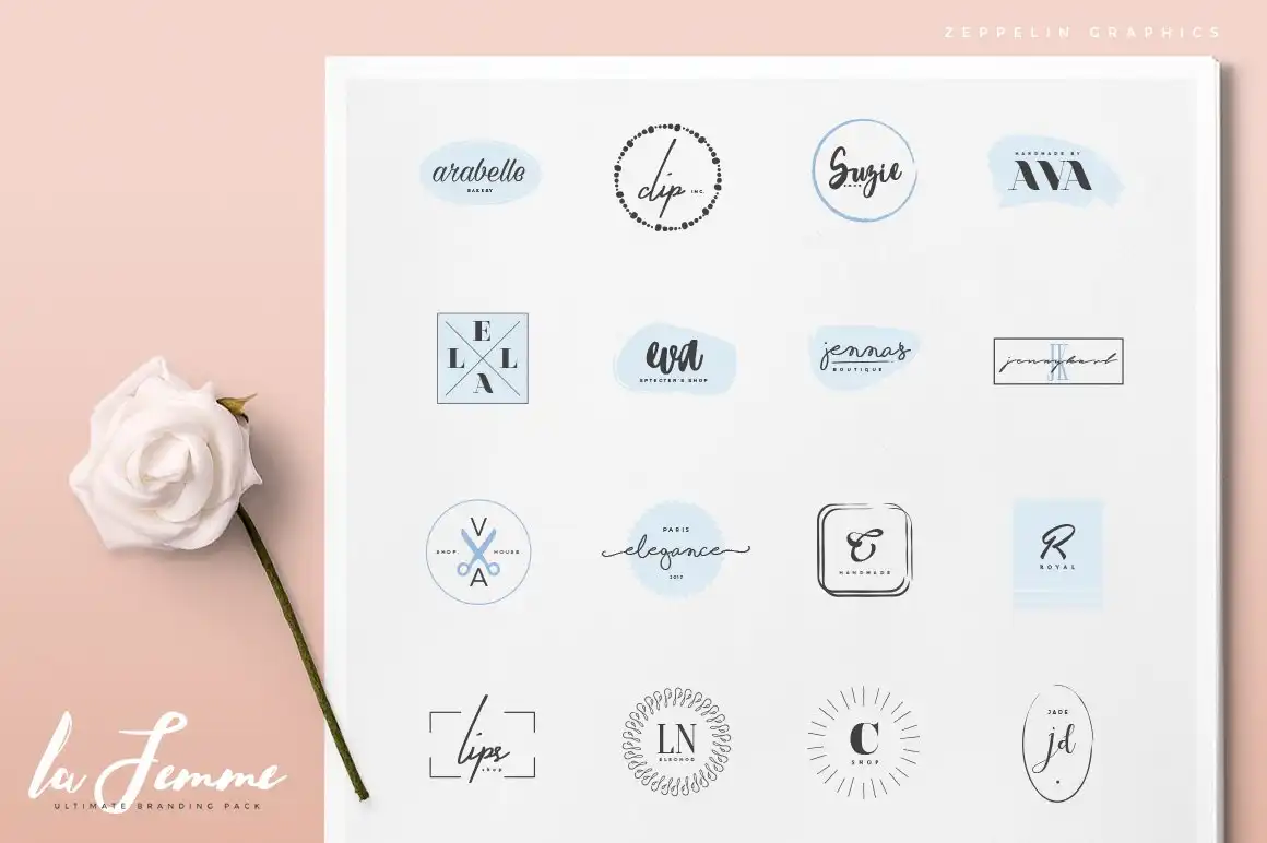 250 Feminine Logos Pack 21 250 feminine logos pack (7) 62936