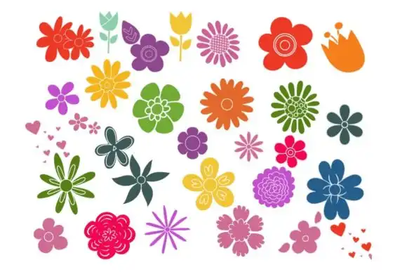 28 Flower Doodle Brush for Procreate 3 28 flower doodle brush for procreate 1 50386