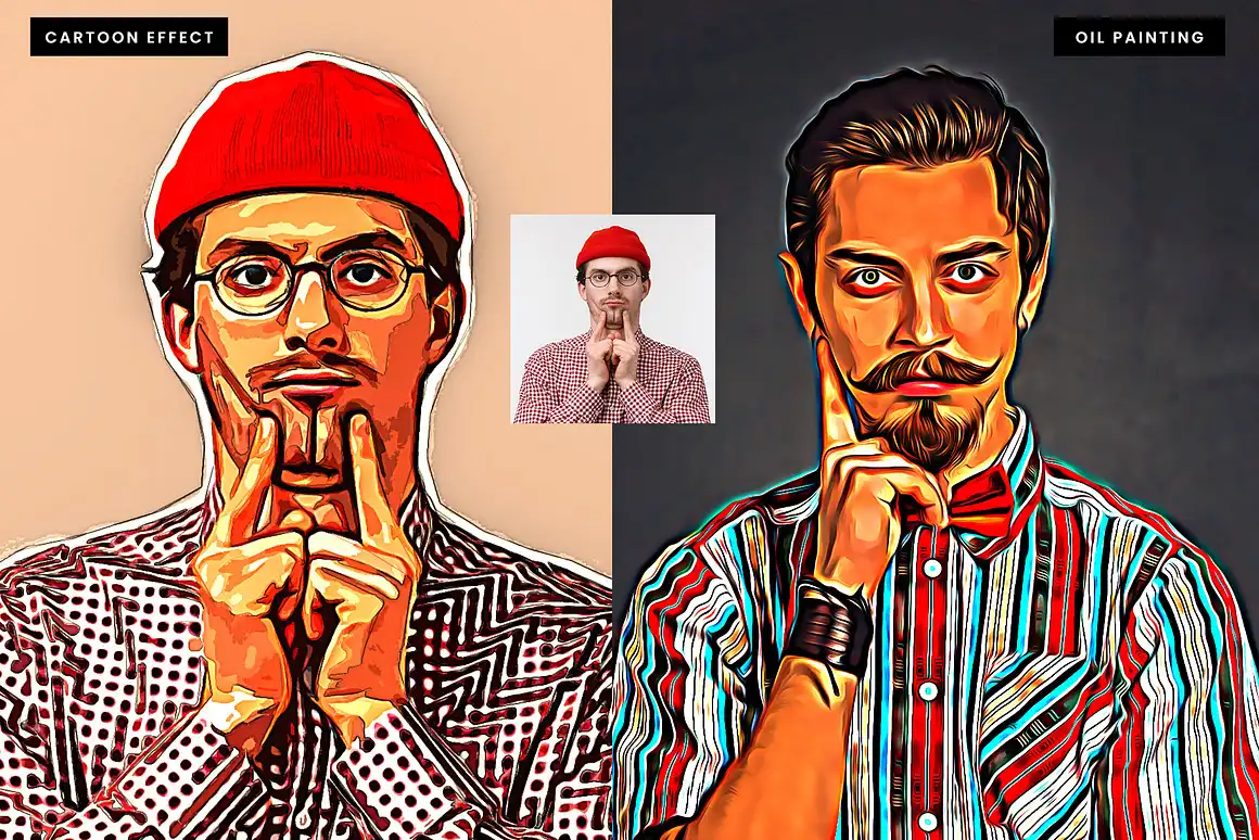 3 in 1 Comic Cartoon Oil Painting 5 3 in 1 comic cartoon oil painting (8) 59856