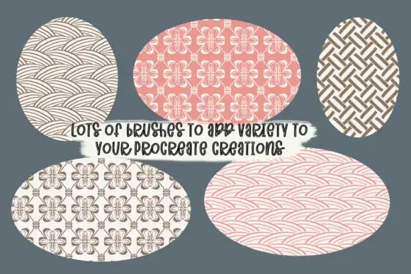 31 Geometric Floral Procreate Brushes