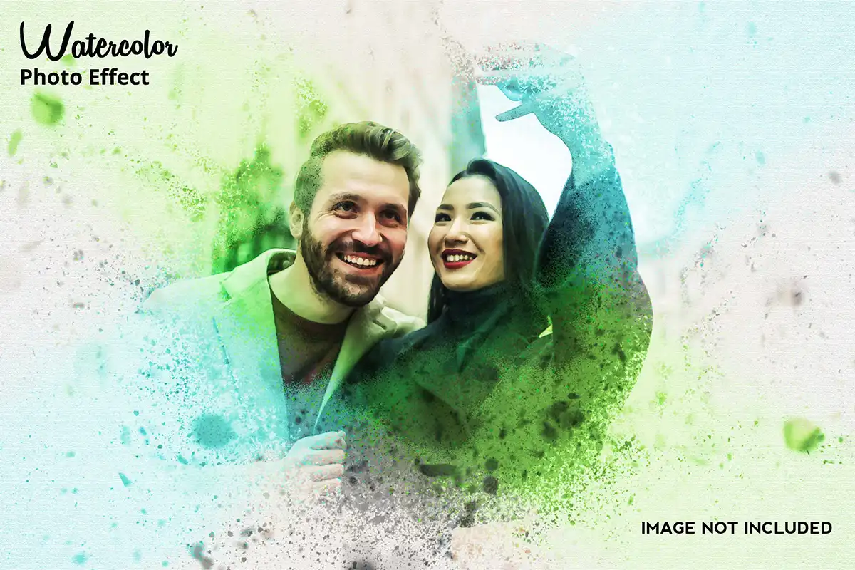 40 Watercolor Brush Photo Effect Bundle 8 40 watercolor brush photo effect bundle (12) 55005