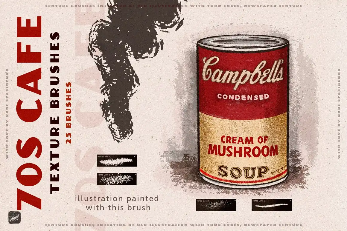 70s Cafe Procreate Texture Brushes 5 70s cafe procreate texture brushes (9) 55327