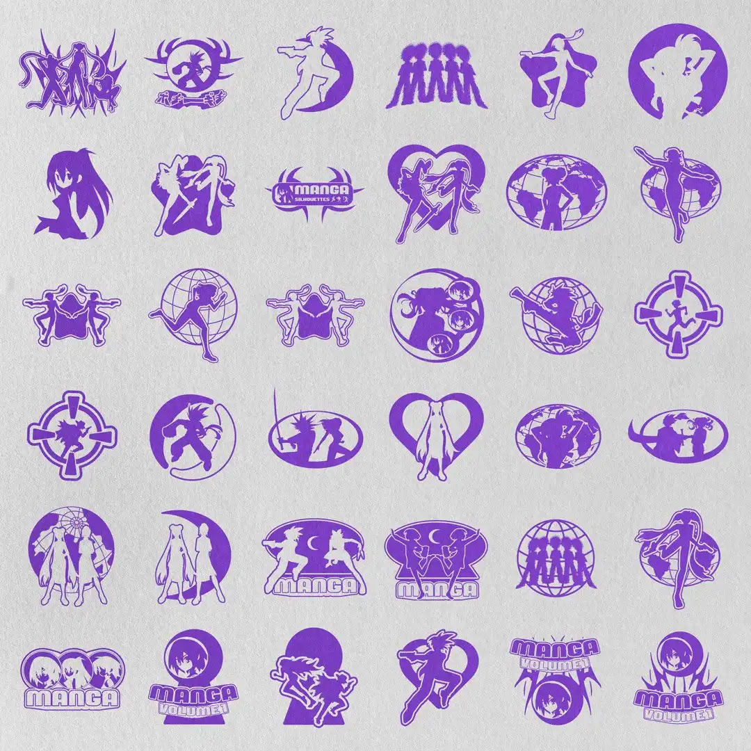 80+ Anime Silhouettes and Graphics Assets Pack 4 80+ anime silhouettes and graphics assets pack (1) 58708