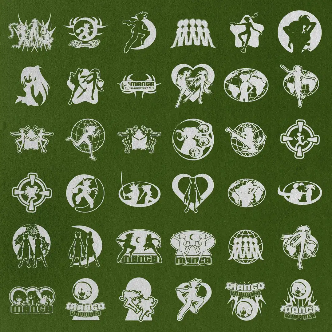 80+ Anime Silhouettes and Graphics Assets Pack 3 80+ anime silhouettes and graphics assets pack (4) 58713