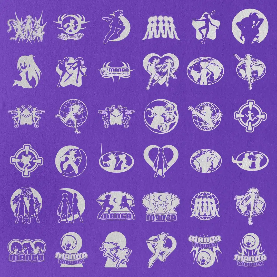 80+ Anime Silhouettes and Graphics Assets Pack 6 80+ anime silhouettes and graphics assets pack 58598