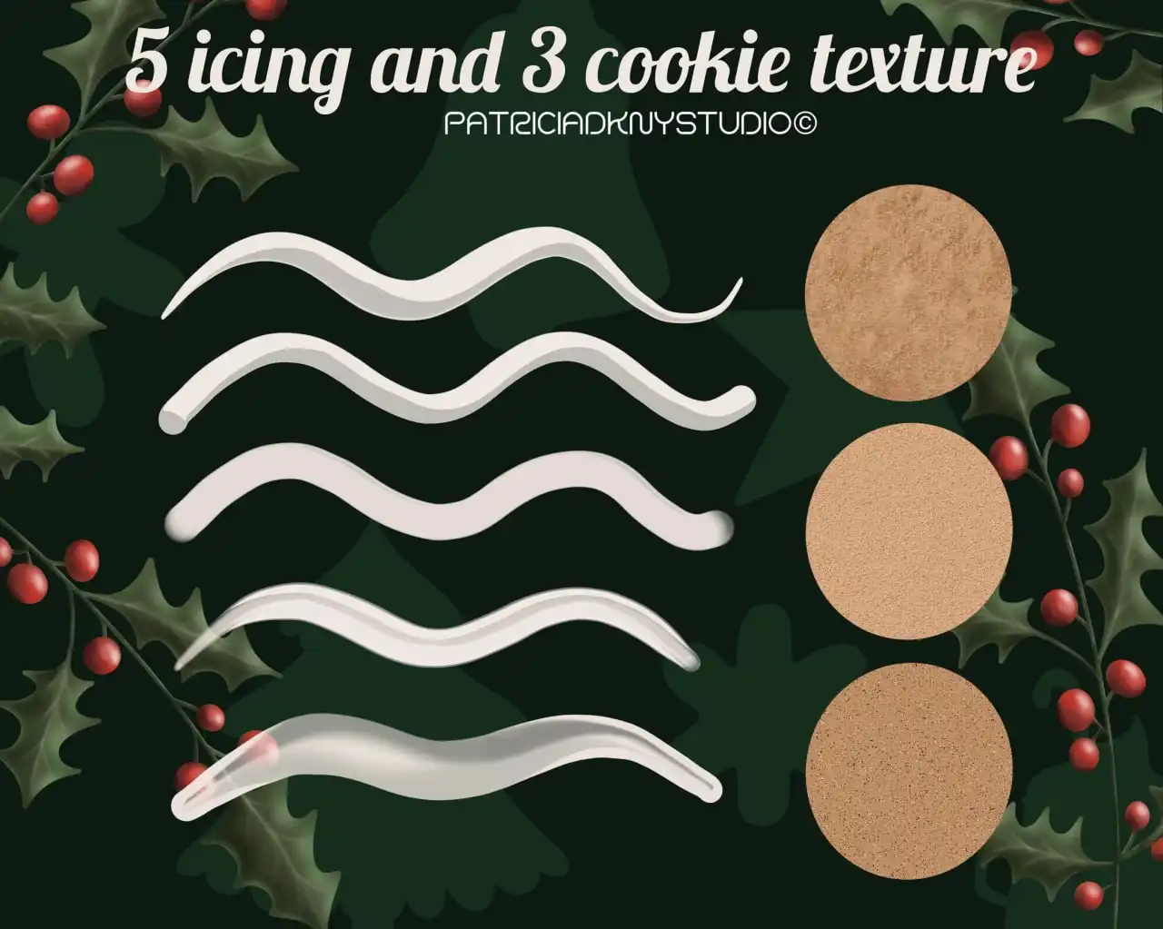Christmas Gingerbread Mix & Match Brushes for Procreate 6 christmas gingerbread mix & match brushes for procreate (3) 49067