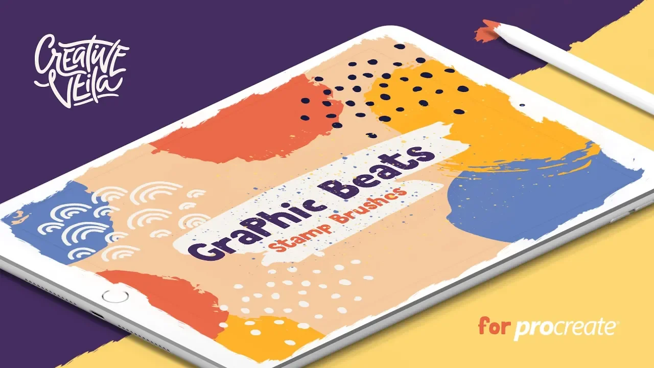 Graphic Beats Procreate Brushes