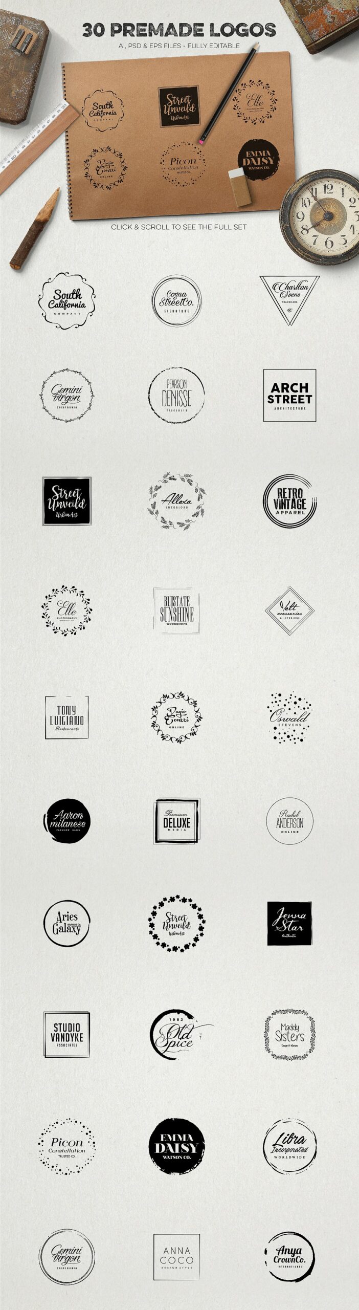 Logo Creation Kit Vol.4 6 logo creation kit vol (4) 64078