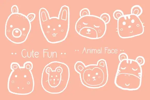 Stamp Brush Procreate Cute Fun Animal 3 stamp brush procreate cute fun animal graphics 6196084 3 580x386 57054