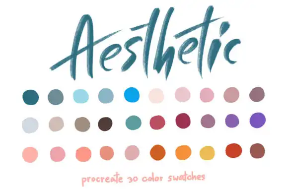 Aesthetic Procreate Color Palettes