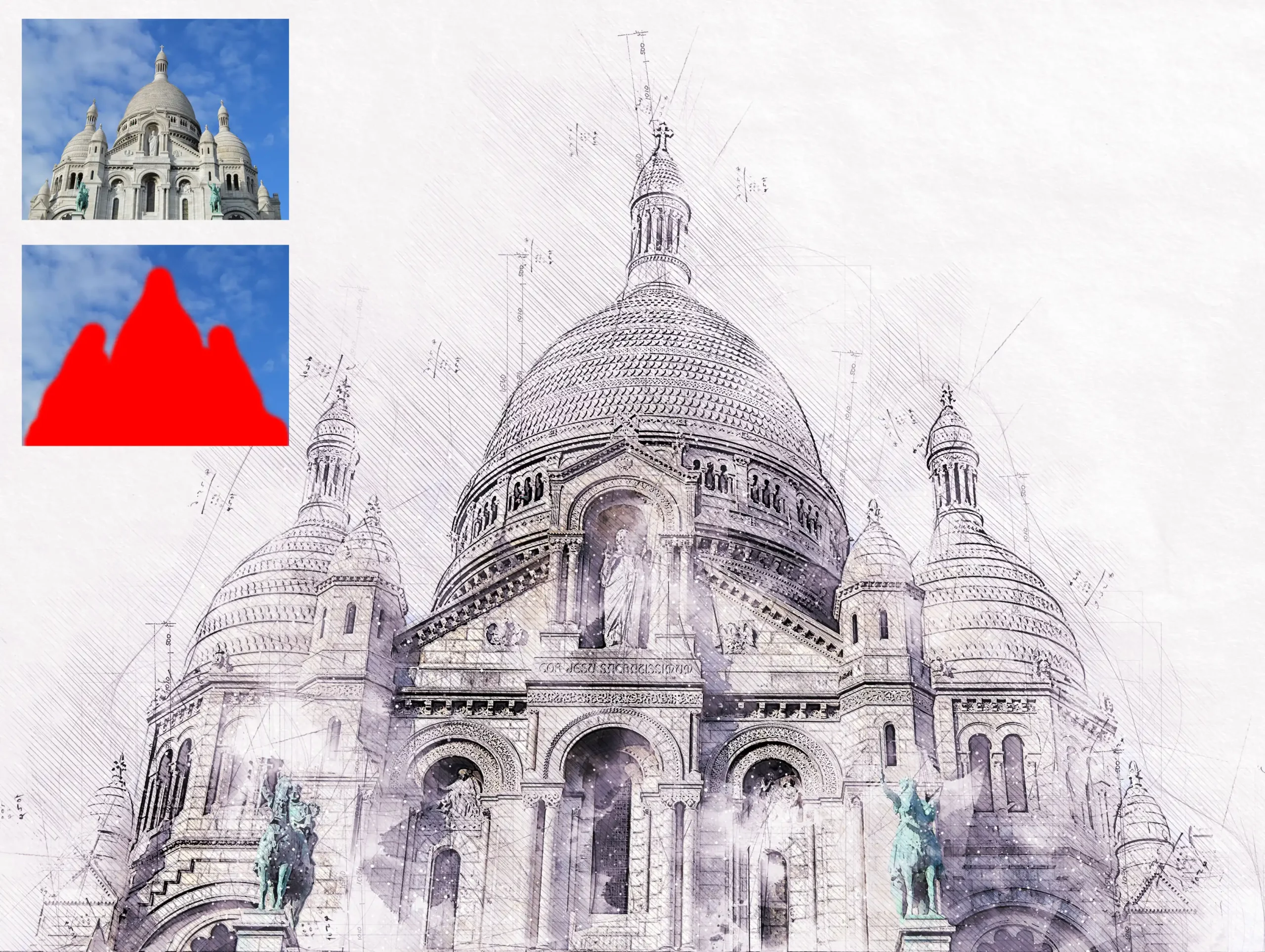 Arquitectura - Architecture Sketch Photoshop Action 7 arquitectura architecture sketch photoshop action (6) 47231
