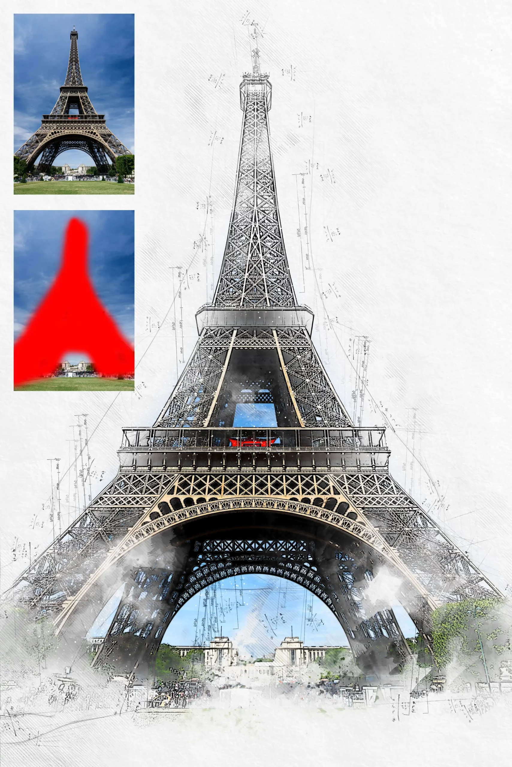 Arquitectura - Architecture Sketch Photoshop Action 5 arquitectura architecture sketch photoshop action (8) 47235